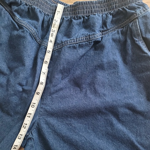 Vintage 80s American Sweetheart Jeans High Rise Straight Leg Pull On Grandma 18P - Picture 12 of 15